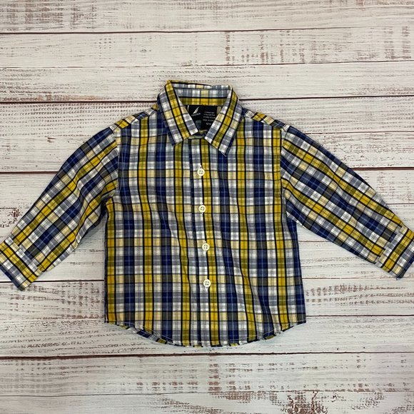 Boys Nautica Sweater, Button Up Shirt and Jeans 3-Piece Set - Picture 2 of 12
